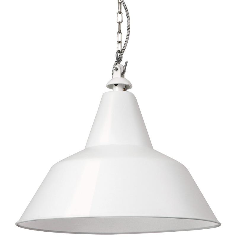 BIELEFELD Classic aluminium factory hanging lamp